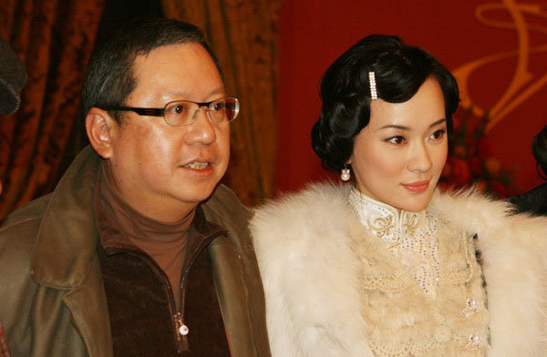 探班《精武风云》霍思燕旗袍华丽