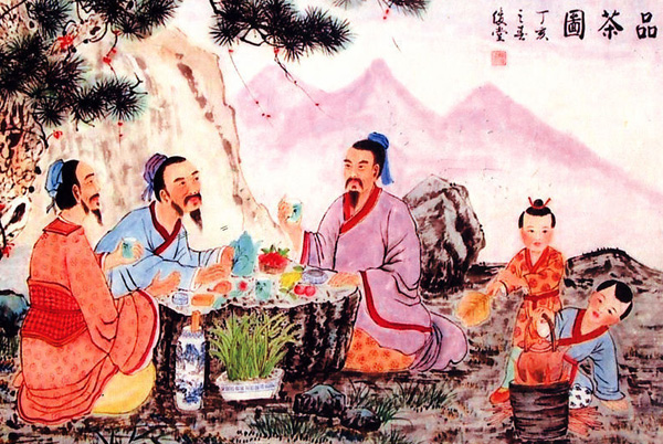 慢饮茶,细品诗,茶中流露是真情