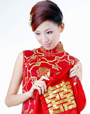 东方新娘如何诠释旗袍之美?