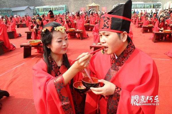 图解汉式婚典之正婚礼流程