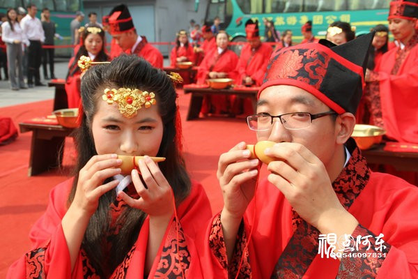 图解汉式婚典之正婚礼流程