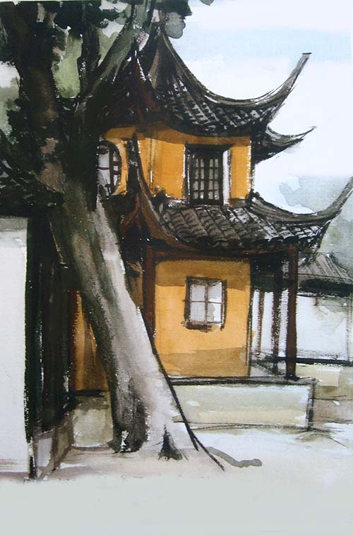太白楼与寒山寺