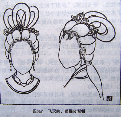 多姿多彩古代女子精美发型