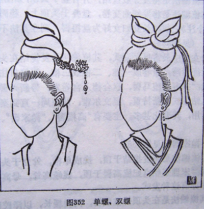 多姿多彩古代女子精美发型