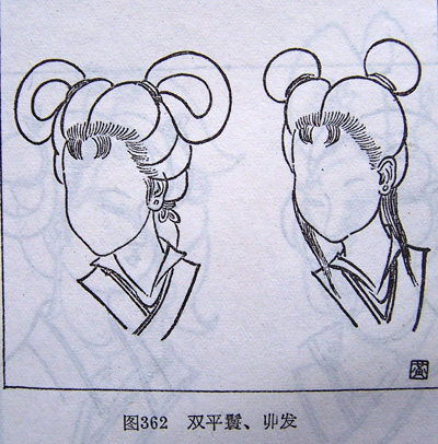 多姿多彩古代女子精美发型