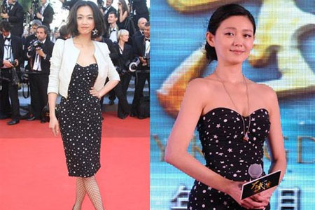 又见撞衫!女明星同款服装的不同风格